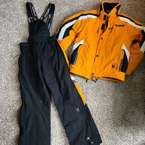 Spider ski pants and jacket